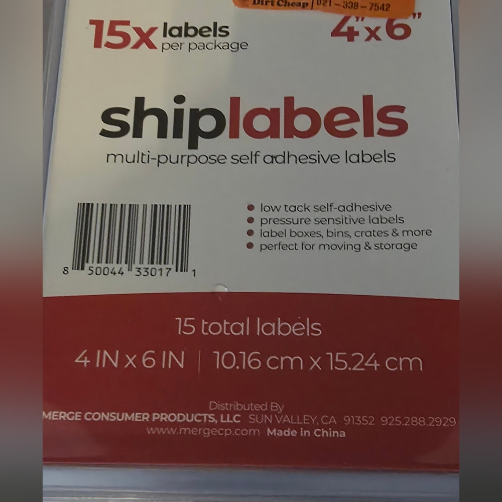 Multi-Purpose Self Adhesive Labels - Picture 2 of 2